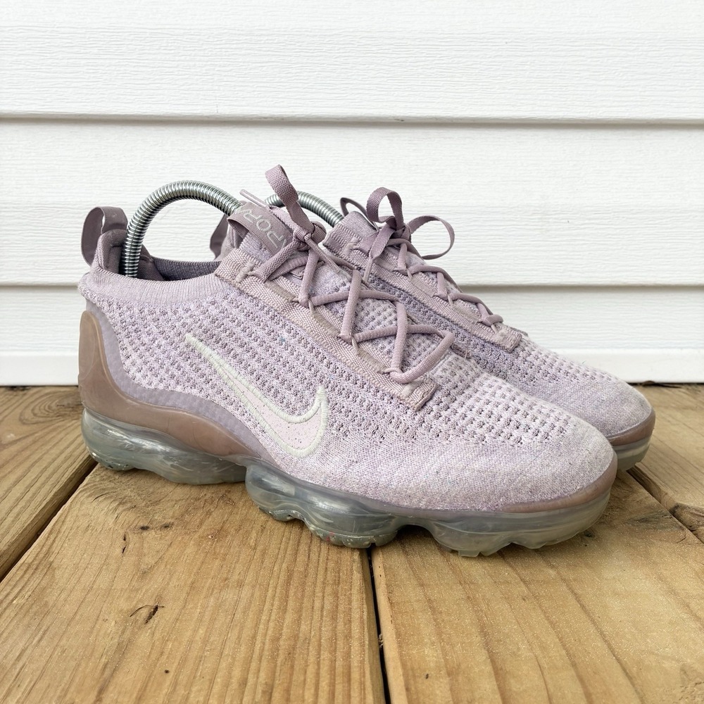 Nike Air VaporMax 2021 Flyknit Pink Purple Lavender Sneakers Shoes Womens 9